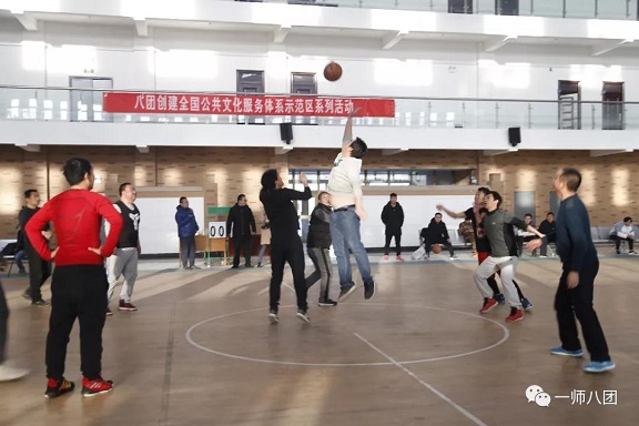 八團開展迎新春系列文體活動