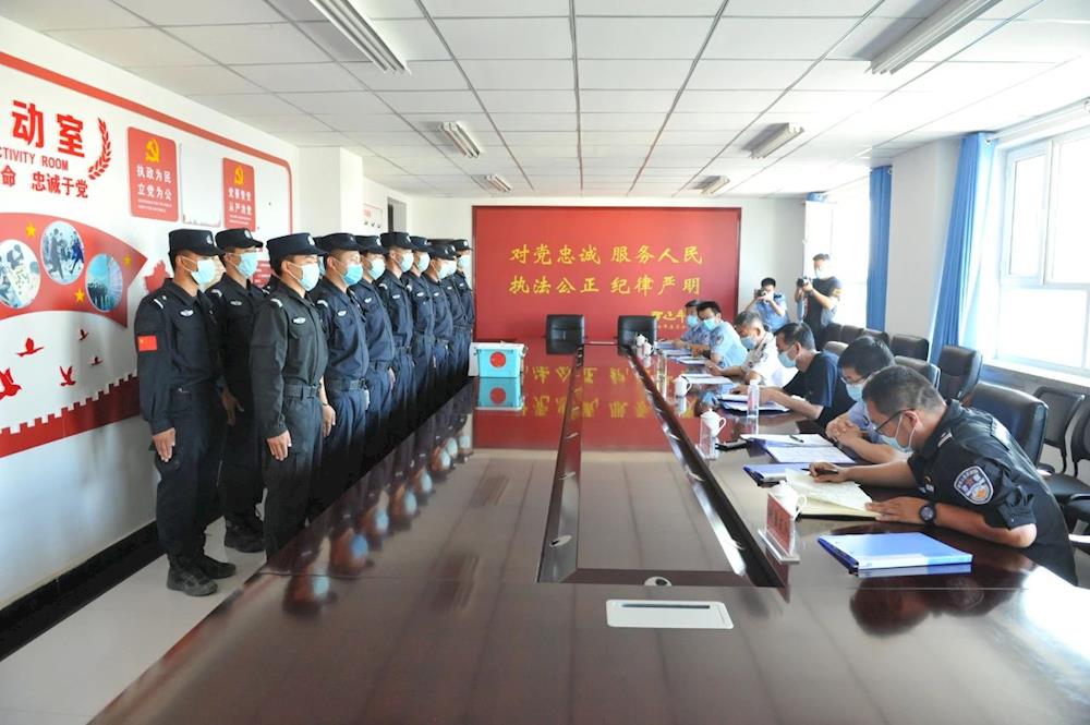 公安部南昌警犬基地第一師阿拉爾市警犬技術培訓班圓滿結業