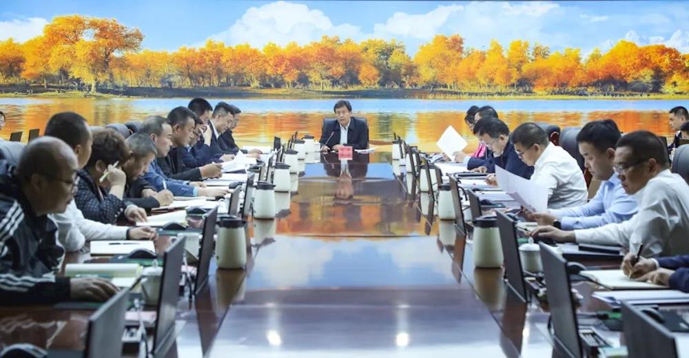 肖勇主持召開阿拉爾市人民政府黨組會(huì)議