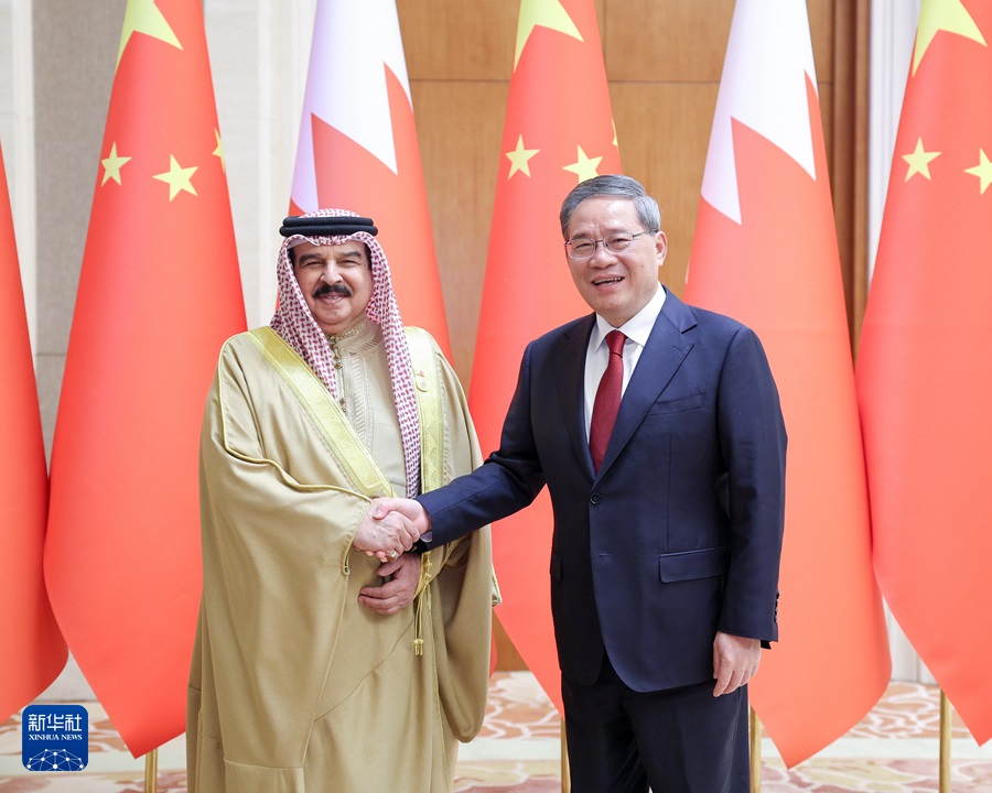 李強(qiáng)會(huì)見巴林國(guó)王哈馬德