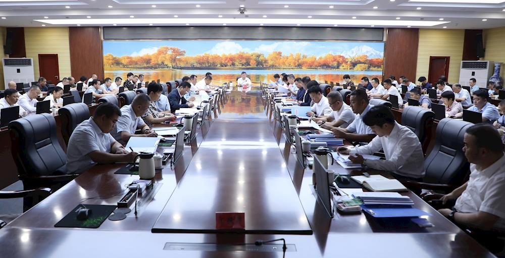 十二屆師市黨委常委會召開會議 傳達學習貫徹習近平總書記重要講話精神