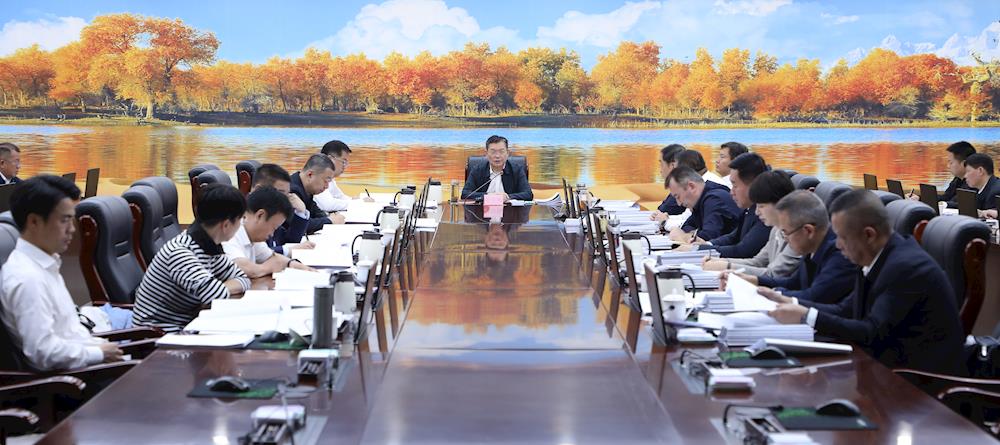 師市黨委理論學習中心組舉行專題學習會 專題學習習近平法治思想