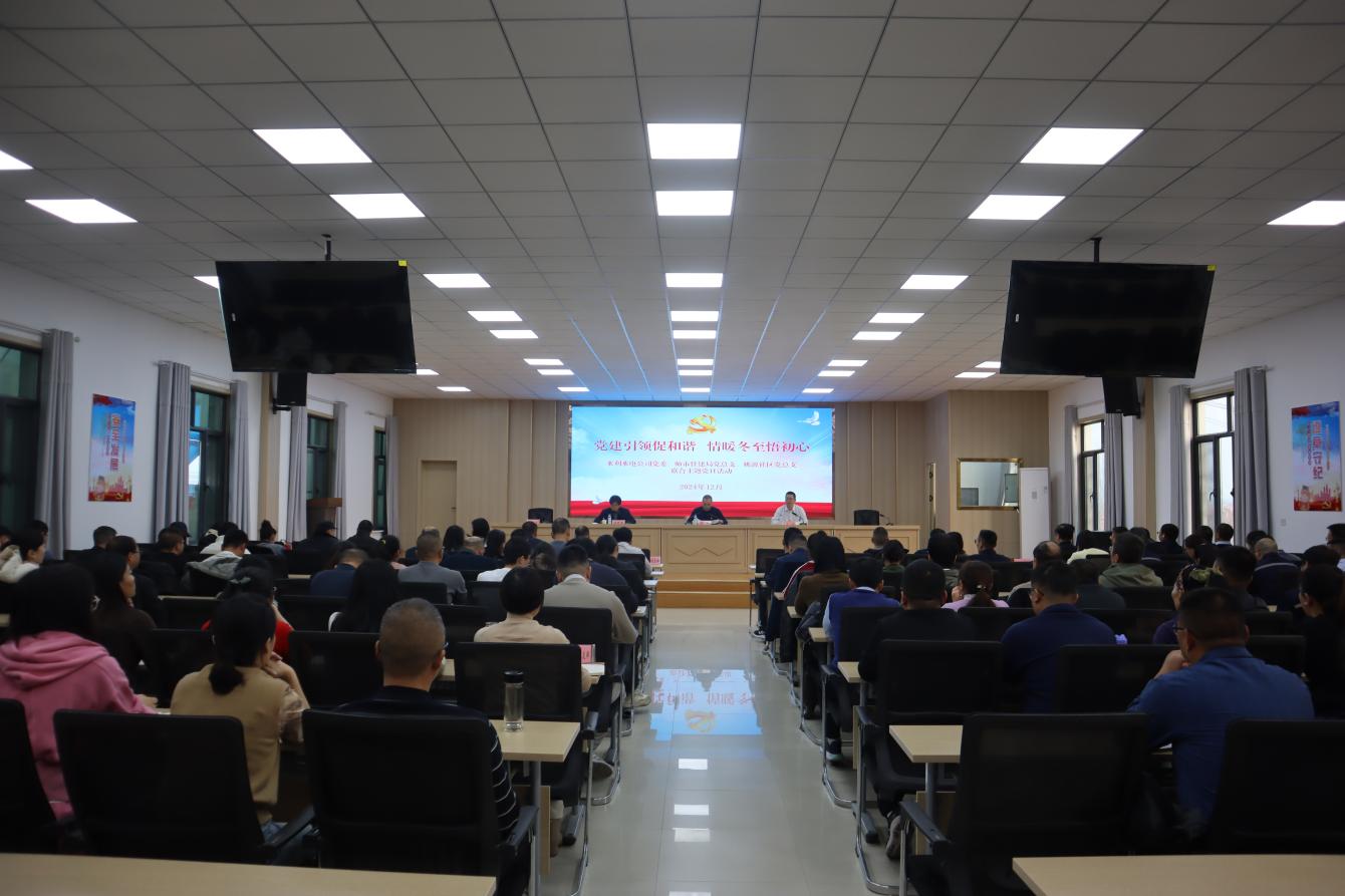 水利水電公司黨委聯(lián)合師市住建局、桃園社區(qū)開展“黨建引領(lǐng)促和諧 情暖冬至悟初心”    主題黨日活動(dòng)
