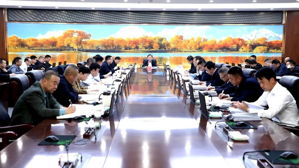 十二屆師市黨委常委會召開會議 學習貫徹習近平總書記重要講話精神